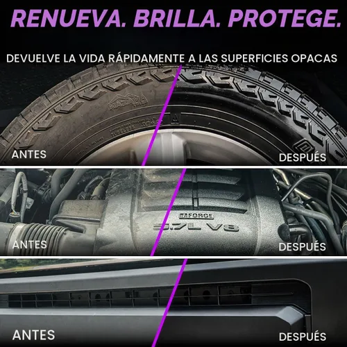 Vista 2 de Slick Products - Capa protectora Shine & Protectant para plásticos, vinilo, goma, fibra de vidrio y más Brilla, limpia, protege y renueva