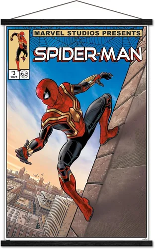 Vista 8 de Trends International Marvel Spider-Man: No Way Home - Póster de pared de cómic de pared, 22.4 pulgadas de largo x 14.7 pulgadas, versión enmarcada