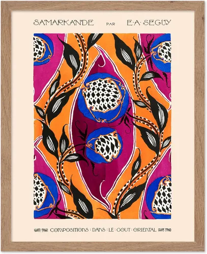 Vista 33 de Poster Master Póster vintage Overbeck – Impresión de acuarela retro – Regalo para artistas, amigos, girasoles, hermoso, botánico, planta