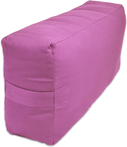 Vista 2 de YogaAccessories Cojín de yoga rectangular de algodón de apoyo