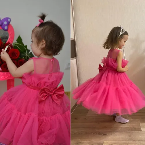 Vista 6 de NNJXD Baby Girl Princess Dress Bowknot Sequins Dresses
