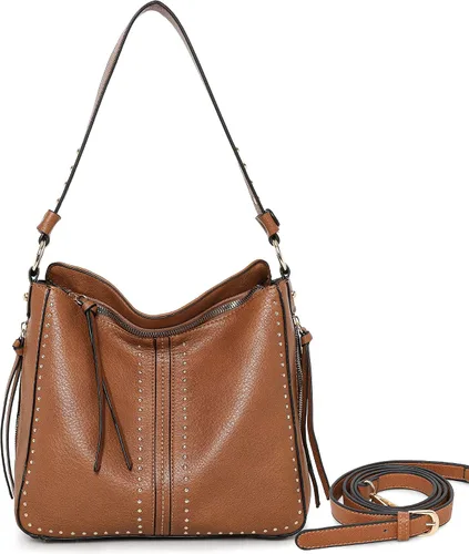 Vista 7 de Montana West Bolso de hombro oculto para mujer, bolso cruzado de moda