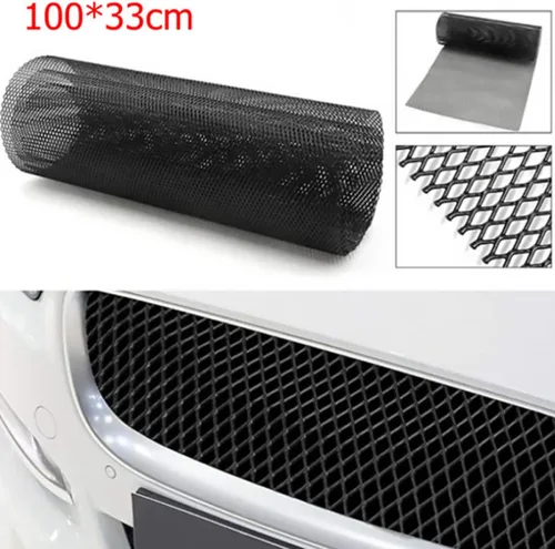 Vista 8 de GARVALON Universal de aleación de aluminio parrilla de malla frontal de coche de malla de malla de malla accesorios y duradero
