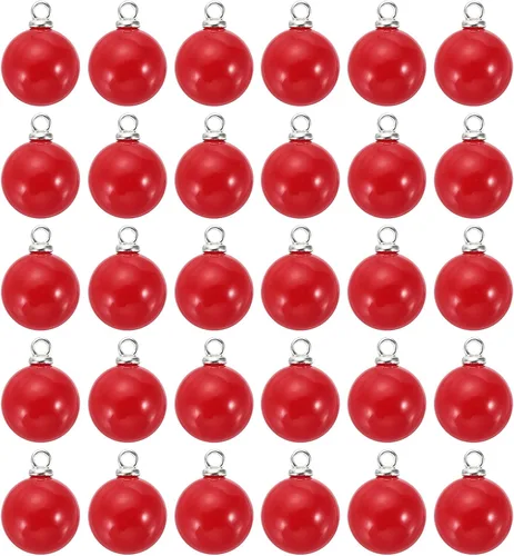 Vista 64 de PATIKIL Abalorio de perlas, 100 cuentas de perlas de imitación de perlas colgantes para bricolaje para hacer joyas, pulseras, aretes, collares Beige