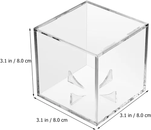 Vista 2 de Kisangel 2 juegos de soporte de béisbol vitrina de pelota de golf exhibe acrílico vitrinas para recuerdos de béisbol, béisbol con autógrafo