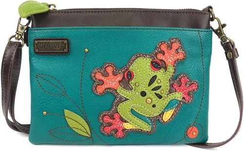 Vista 65 de CHALA Mini bandolera/bolso con correa convertible elegante, compacto, versátil