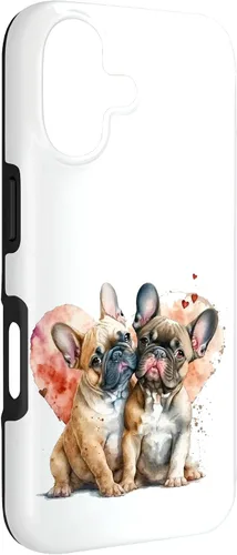 Vista 3 de Carcasa para iPhone 17, diseño de perro francés, diseño de bulldog francés
