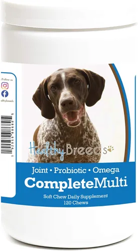 Vista 60 de Healthy Breeds Affenpinscher todo en uno multivitamínico suave masticable 120