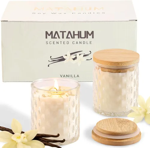 Vista 11 de Paquete de 2 velas aromáticas de rosas para decoración del hogar