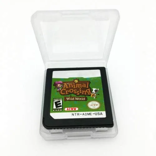Vista 3 de ACWW Animal Crossing Game Card Wild World Compatible with Various Types of (D)Double (S)Screen Console