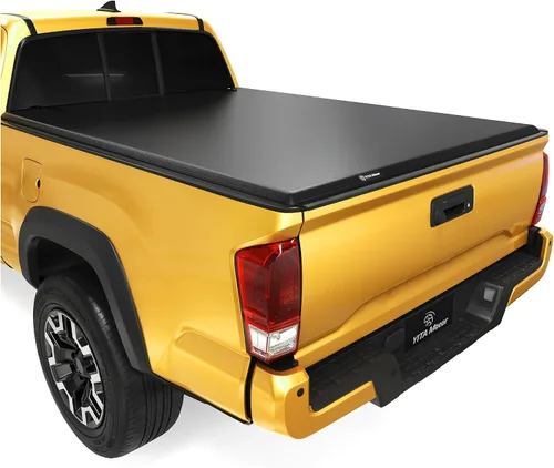 Vista 11 de YITAMOTOR - Cubierta suave enrollable para plataforma de camioneta, Tonneau, compatible con Toyota Tacoma 2016-2023 (Excl. Edición Trail)