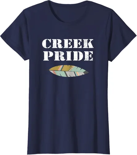 Vista 34 de Creek Native American Pride - Camiseta, Negro, S