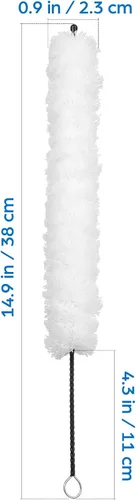 Vista 7 de Kit de limpieza de flauta hisopo de cepillo de limpieza de algodón para reparación