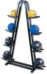 Vista 2 de Champion Barbell Estante doble para pelotas medicinales