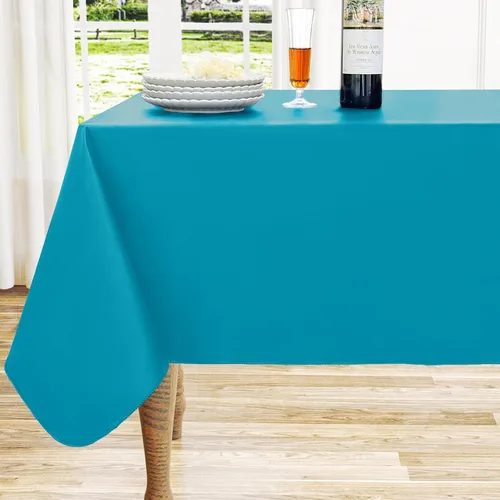 Vista 16 de homing - Mantel cuadrado de vinilo, mantel de plástico impermeable y a prueba de derrames con respaldo de franela, cubierta de mesa fácil de limpiar
