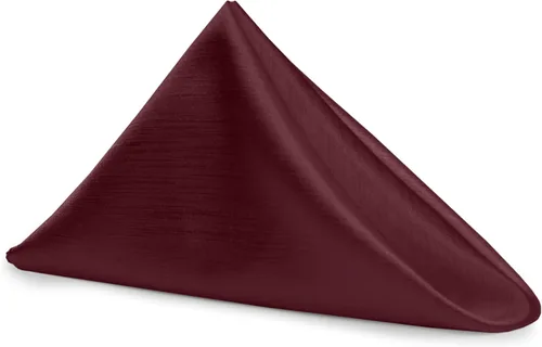 Vista 186 de Ultimate Textile -1 docena - Reversible Shantung Satin - Majestic - Servilletas de tela Majestic de 17 x 17 pulgadas color azul pizarra