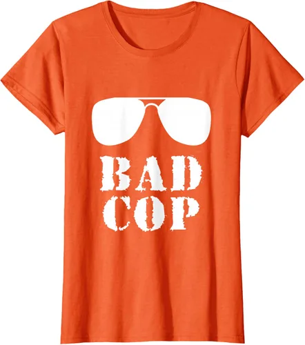 Vista 56 de Bad Cop Funny Police - Camiseta a juego para padre e hijo, Negro, S