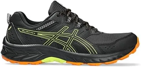 Vista 4 de ASICS Zapatillas Gel-Venture 9 para hombre, Negro (BlackNeon Lime)