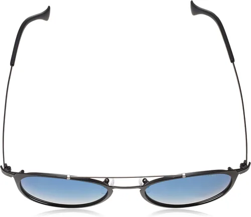 Vista 4 de Police SPL156-599B Rival 9 SPL156-599B - Lentes de sol azules con espejo negro mate