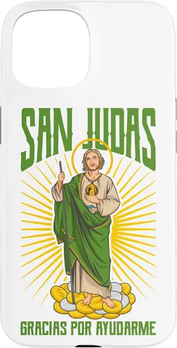 Vista 6 de San Judas Tadeo Gracias por ayudarme - Carcasa para iPhone 17
