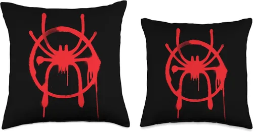 Vista 3 de Marvel Man Into The Spider-Verse - Almohada con icono rojo, 16 x 16 pulgadas, multicolor