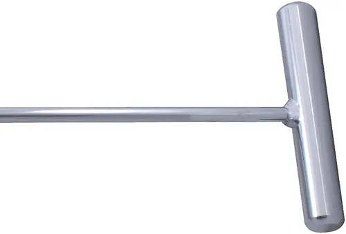 Vista 3 de United Pacific 90012 Extractor de pasador de quinta rueda de servicio pesado chapado en cromo de 31 pulgadas, varilla de acero sólido con mango de 5