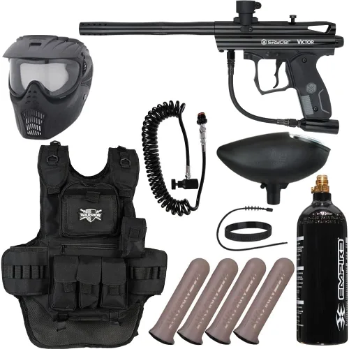 Vista 9 de Action Village Kingman Spyder Victor - Kit de pistola de paintball pesada