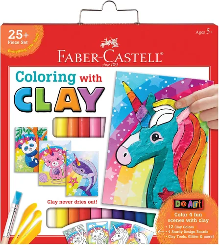 Vista 7 de Faber-Castell World Colors - Arcilla para modelar para niños, juego sensorial