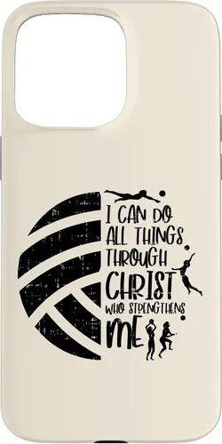 Vista 31 de I Can Do Things Through Christ Volleyball Christian Gift Case for iPhone 17