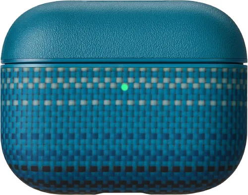 Vista 13 de PITAKA - Funda MagSafe, fibra de aramida tejida para AirPods Pro 2, color negro Funda protectora delgada a prueba de golpes para AirPods Pro 2