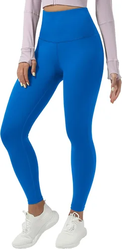 Vista 6 de Leggings de cintura ultra alta para mujer de 27 pulgadas, pantalones de compresión con control de abdomen, pantalones de yoga ajustados para gimnasio