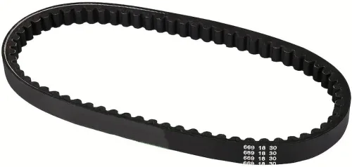 Vista 6 de Cinta transportadora de motocicleta para GY6 para 49cc para 50cc 669-18-30 motocicleta CVT piezas de correa de transmisión