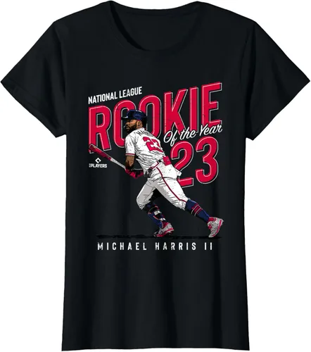 Vista 23 de Camiseta Rookie of the Year Michael Harris II Atlanta MLBPA, Negro
