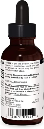 Vista 2 de Source Naturals - Quercetina NutraDrops, Complejo bioflavonoide estacional - 2 onzas fluidas.