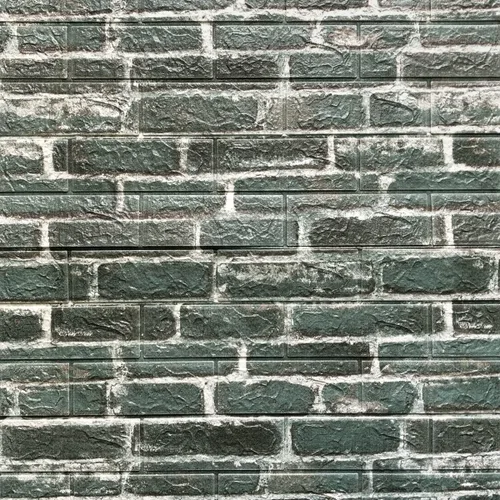 Vista 7 de Paneles de pared de espuma autoadhesivos 3D, 10 azulejos que cubren 57 pies cuadrados, papel tapiz de piedra para despegar y pegar para sala
