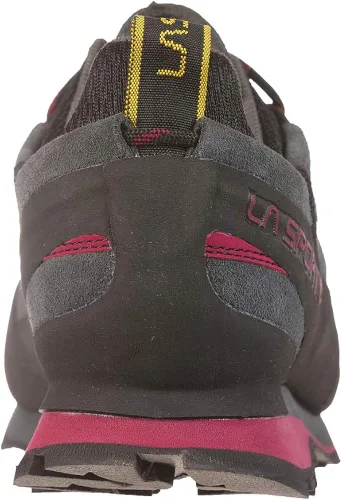 Vista 6 de La Sportiva Boulder X ApproachZapatos de senderismo para mujer carbonoremolacha 9 Carbonoremolacha