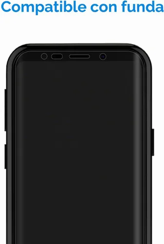 Vista 4 de JETech Protector de pantalla para Samsung Galaxy S9, película TPU Ultra HD, compatible con fundas, paquete de 2