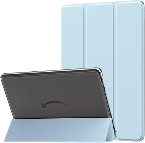 Vista 15 de MoKo - Funda para tableta Amazon Kindle Fire HD 10 (13ª generación, versión 2023) de 10.1 pulgadas, funda de piel sintética con soporte triple