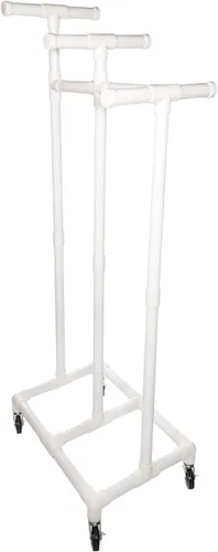 Vista 5 de Champion Sports Carrito de aro de plástico duradero