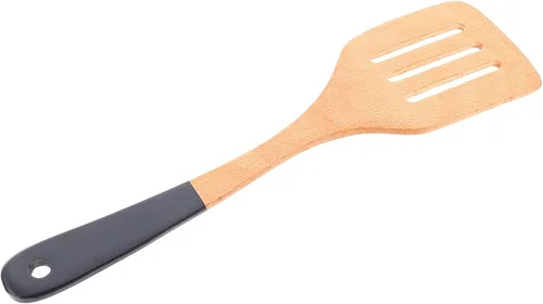 Vista 10 de Hemoton Espátula de cocina antiadherente, mango para freír, mezclar, voltear hamburguesas y tacos, herramienta de cocina fácil de limpiar