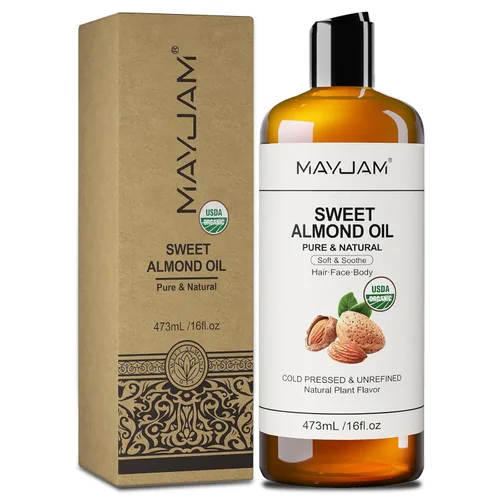 Vista 10 de MAYJAM Aceite de argán marroquí orgánico de 16 onzas líquidas, certificado por la USDA, aceite portador 100% puro y natural para hidratación de piel