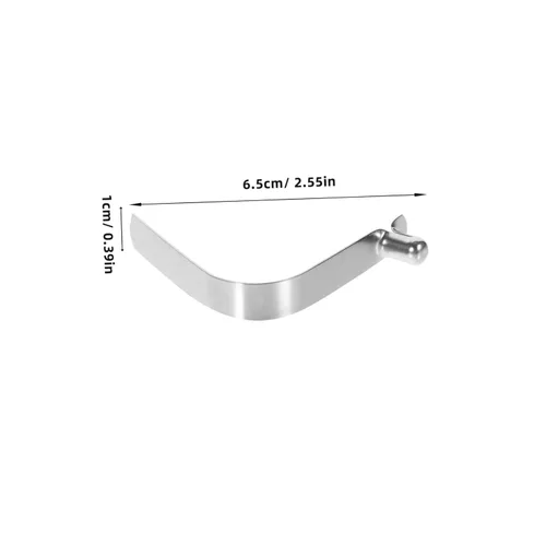 Vista 3 de KALLORY 10pcs Stainless Push Button Clip for Tent Pole Spring Snap Clip Locking Tube Pin Easy Installation