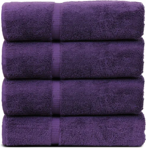 Vista 17 de Colección Luxury Hotel & Spa Altamente Absorbente, Secado Rápido 100% Algodón Turco 700 GSM, Toalla Eco Amigable, para Baño Borde Dobby Toalla