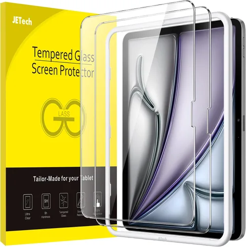 Vista 10 de JETech Protector de pantalla para iPad (9.7 pulgadas, modelo 2018/2017, 6ª/5ª generación), Air 2/1, Pro 9.7 pulgadas, película de vidrio templado
