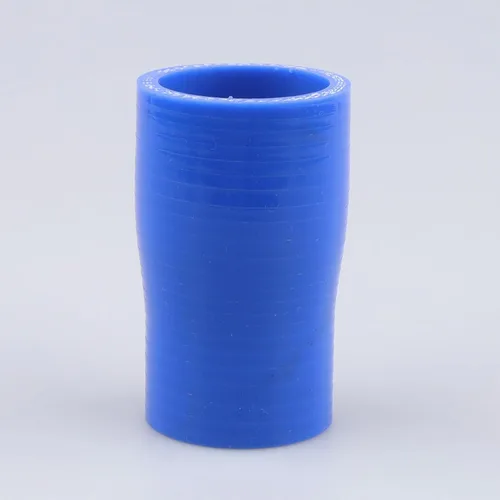 Vista 5 de AC PERFORMANCE ID de 1" a 1/2" (25mm a 13mm) Manguera de silicona recta reductora de 3 capas reforzada negra, 3" de longitud Negro