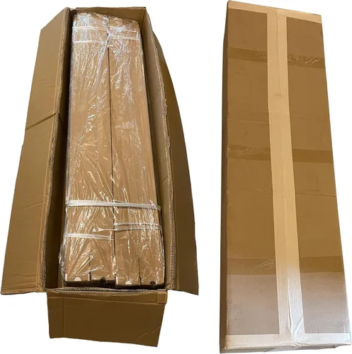 Vista 7 de (50 cajas) Productos excepcionales – 40 x 3 x 3 pulgadas – Cajas altas de cartón corrugado – Tubos de envío largos – Cartón de cartón extra fuerte