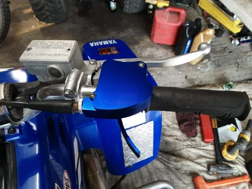 Vista 5 de TARAZON Universal Billet CNC 7/8" Palanca de Acelerador de Pulgar para ATV, Controlador de Pulgar, Conjunto de Acelerador de Pulgar, para Yamaha
