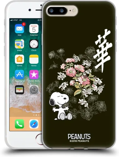 Vista 168 de Carcasa de gel para iPhone 7 Plus/iPhone 8 Plus, diseño de Snoopy Oriental de Peanuts, Badges