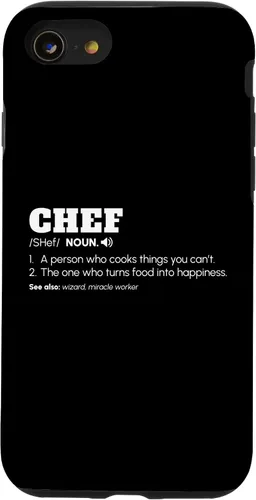 Vista 18 de Chef Definition Cook Pastry Chef Culinary Cooking Funny Gift Case for iPhone 16