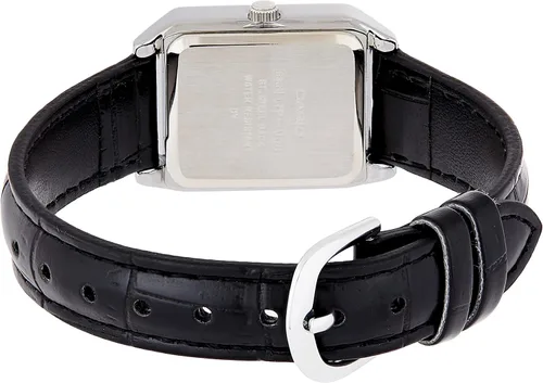 Vista 2 de Casio LTP-V007L-7B1 - Reloj de vestir rectangular de cuero para mujer esfera romana plateada plateado Movimiento de cuarzo